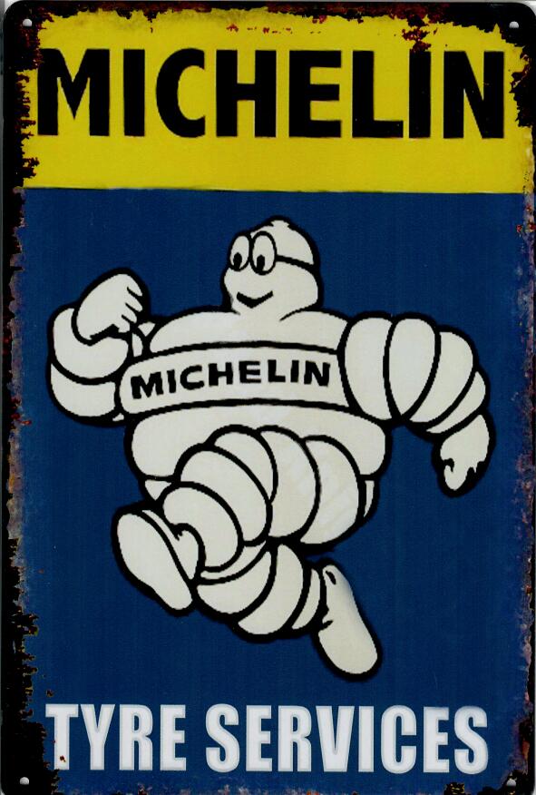 Michelin Tyre Services- Old-Signs.co.uk