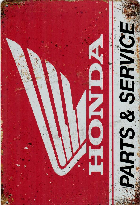 Honda Parts & Service - Old-Signs.co.uk