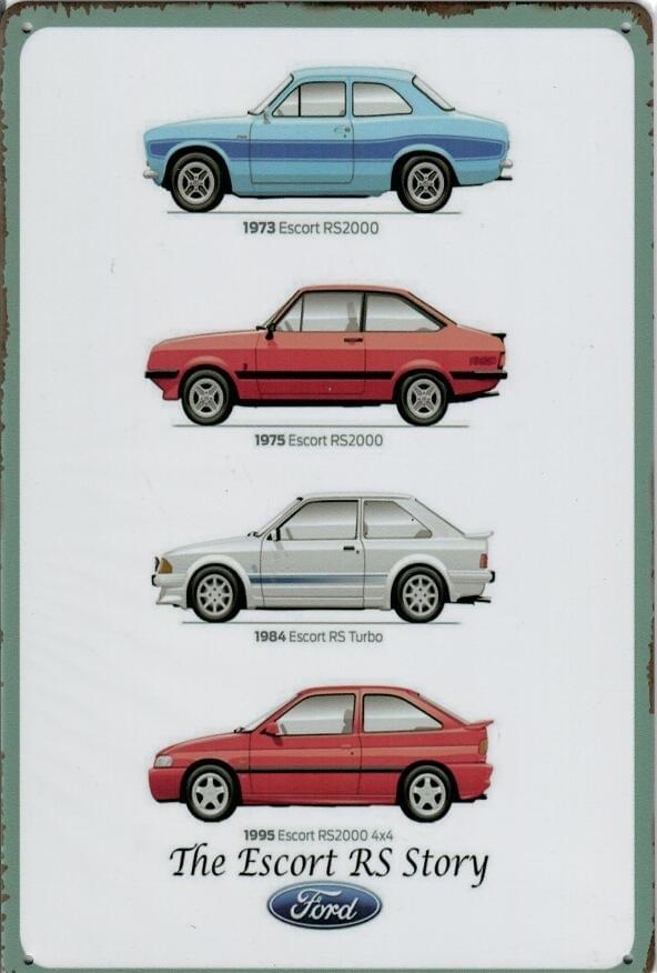 Ford Escort Story - Old-Signs.co.uk