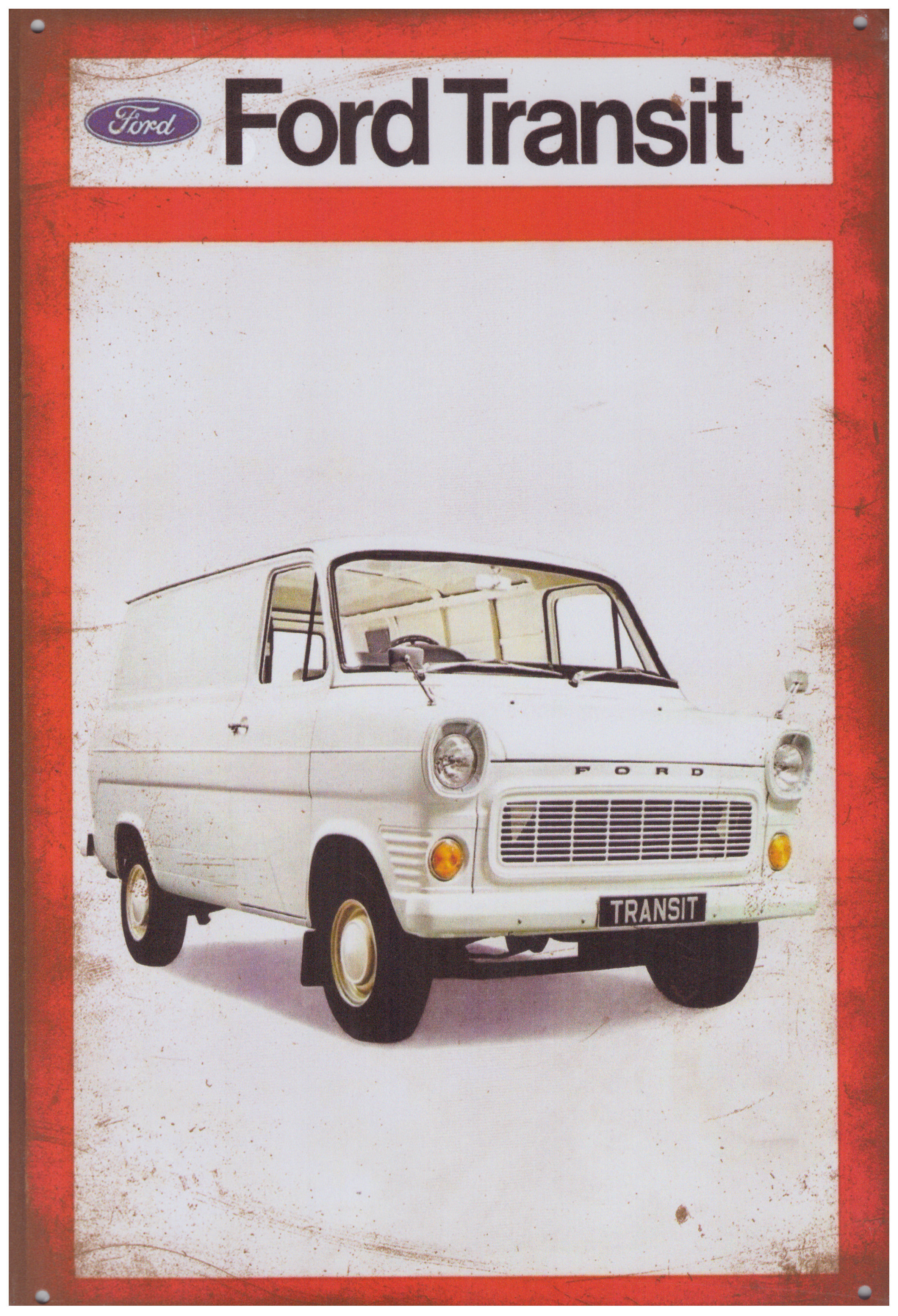 Ford Transit White - Old-Signs.co.uk